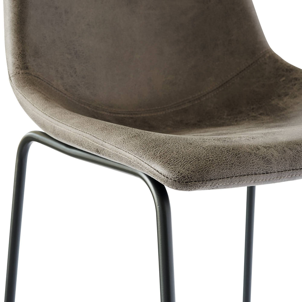 Metal Bar Stool Set, Gray M48846