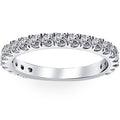 1 ct Diamond Wedding Ring 14k White Gold Stackable Jewelry N433335