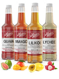4 Pack 25.3 Fl oz Real Fruit Syrup R219