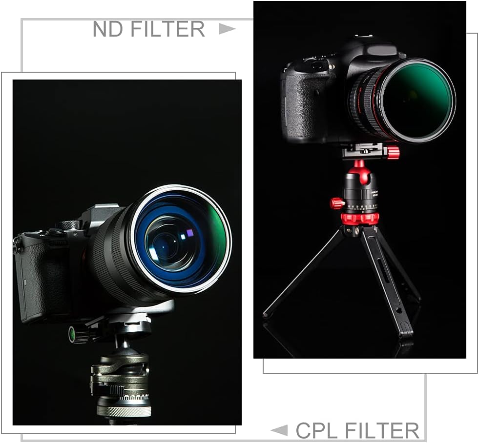 52mm ND8 ND64 CPL Circular Polarizer Filter Set with Multi-Layer Coatings J14022