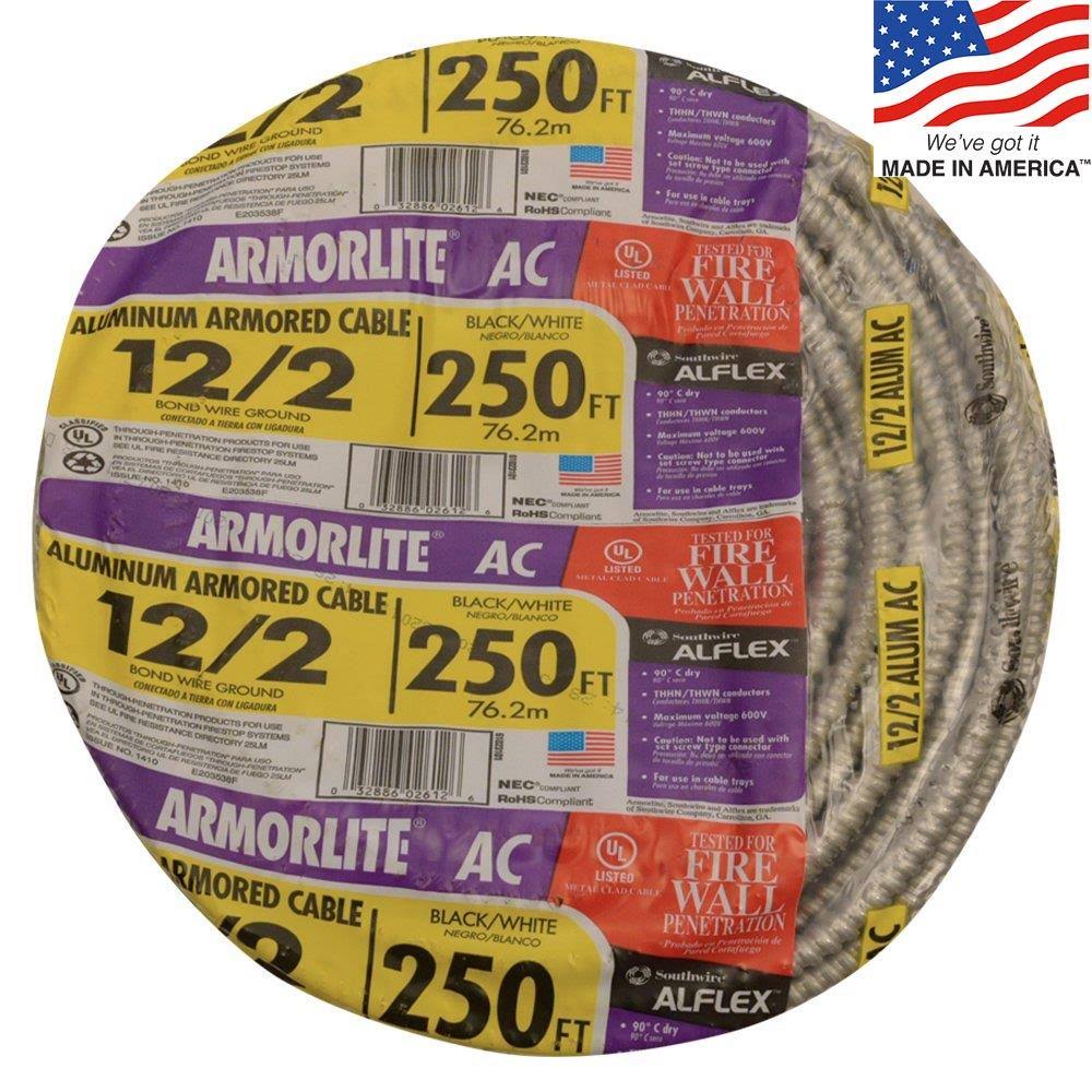 250 ft Armorlite Type AC Metal Clad Cable F2415