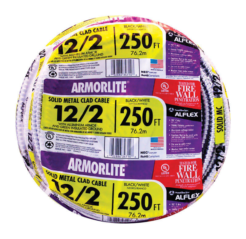 250 ft Armorlite Type AC Metal Clad Cable F2415