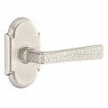 Satin Nickel Privacy Hammered Door Lever V711726