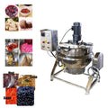 Electric Jacketed Kettle 50L Stainless Steel Silver X434395
