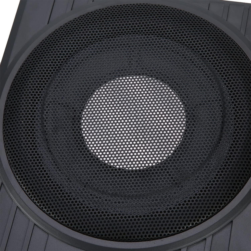 Under Seat Car Active Sub Woofer Black Slim Aluminium Alloy Speaker 12V 600W V92339