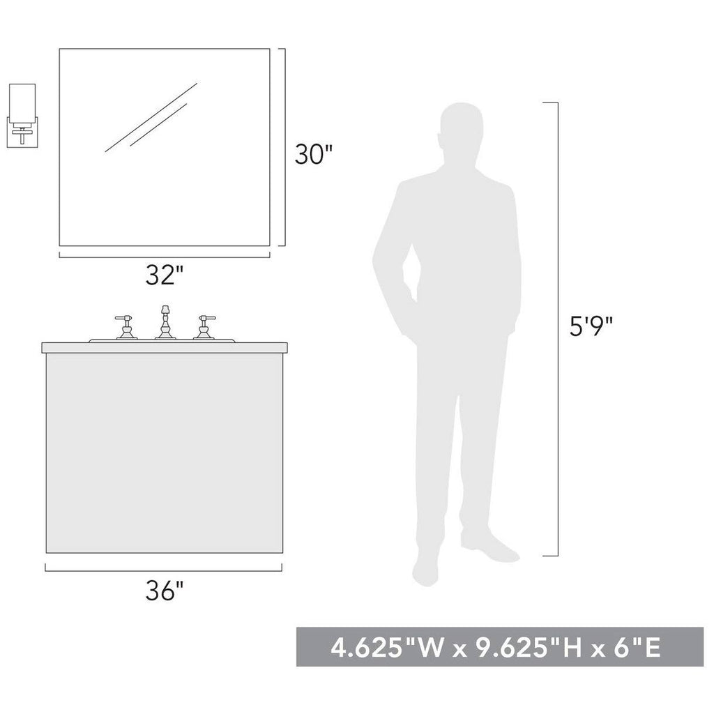 Black Bath Vanity Light U72708