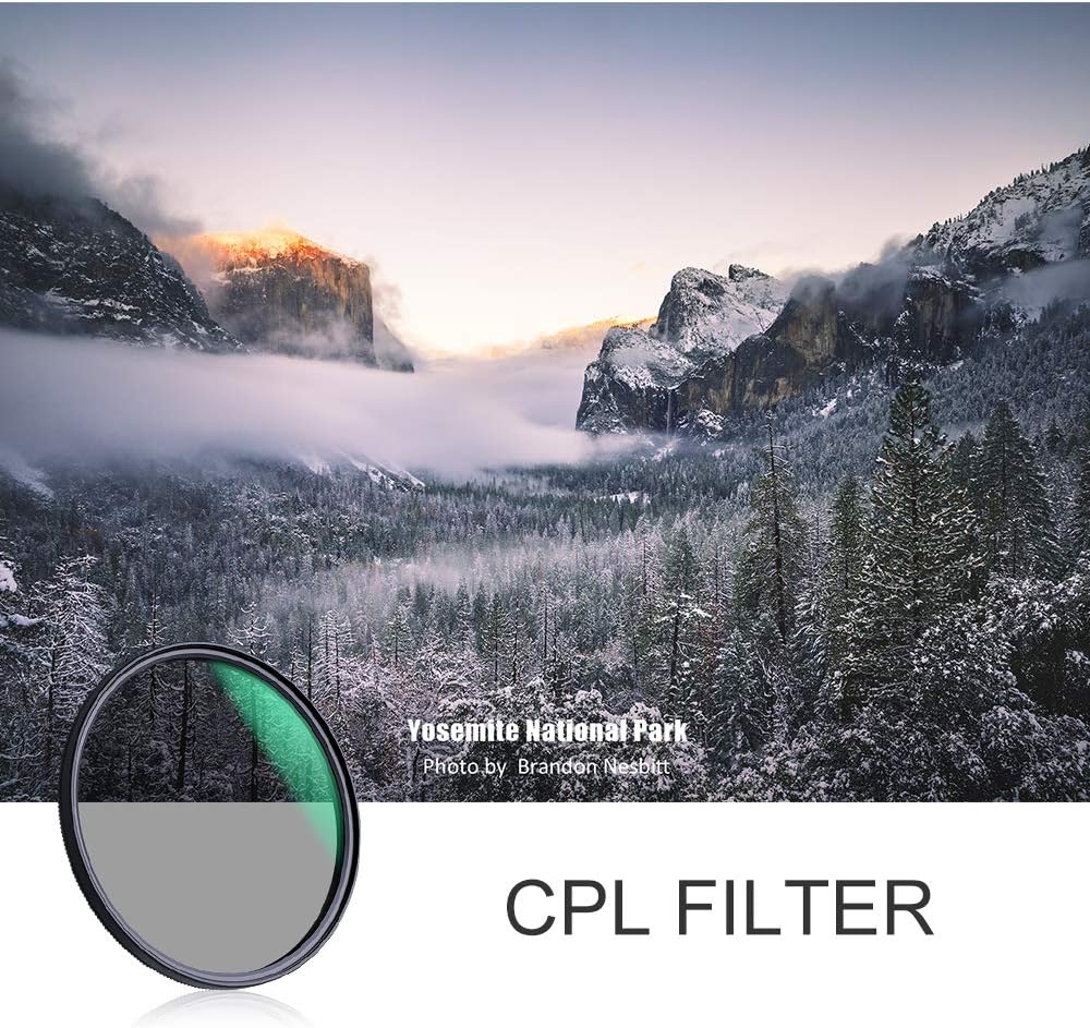 52mm ND8 ND64 CPL Circular Polarizer Filter Set with Multi-Layer Coatings J14022
