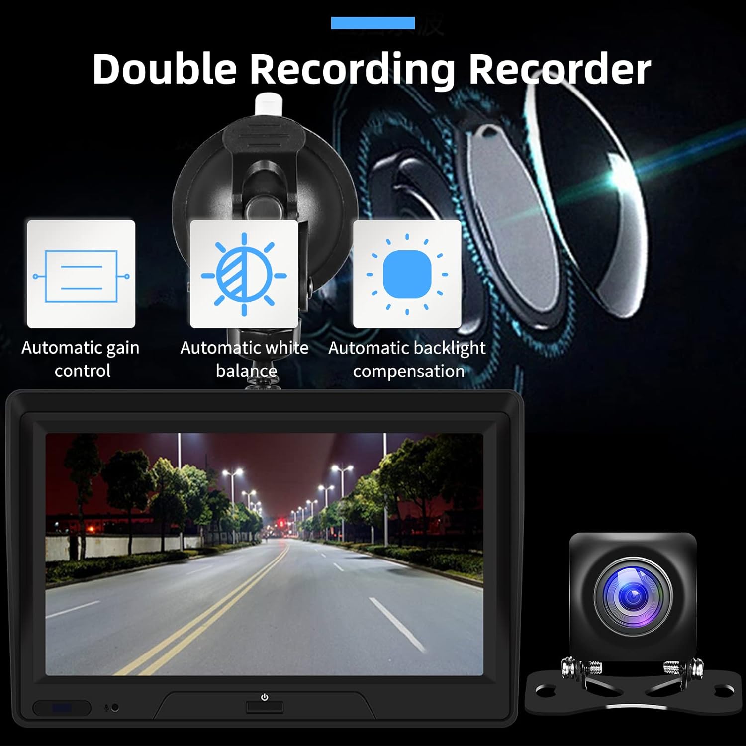 Wireless CarPlay Android Auto Portable Car Stereo with 7 HD Touchscreen J5399