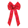 Glitter Snowflake Bow V205