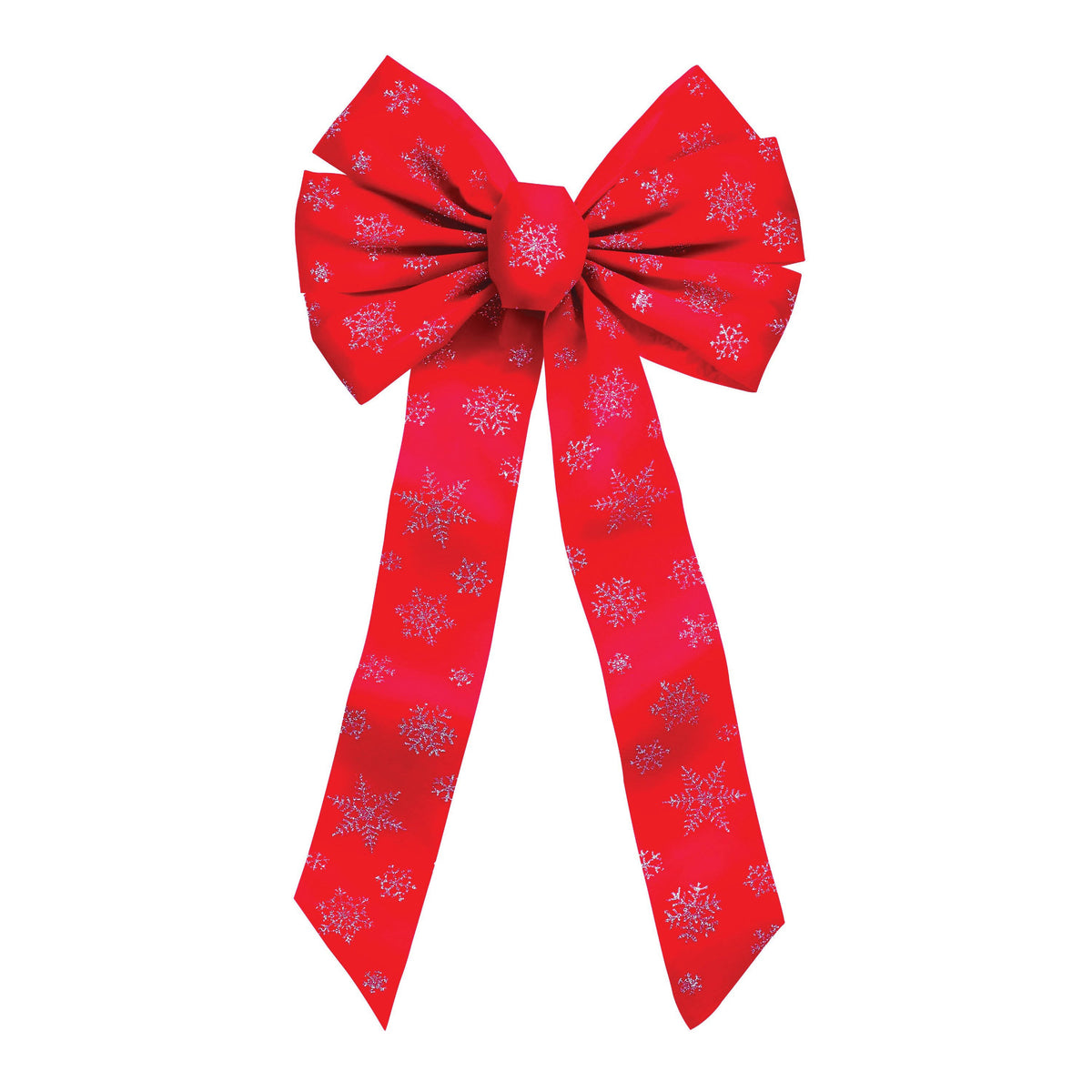 Glitter Snowflake Bow V205