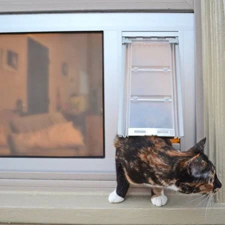 White Large Pet Door D433864