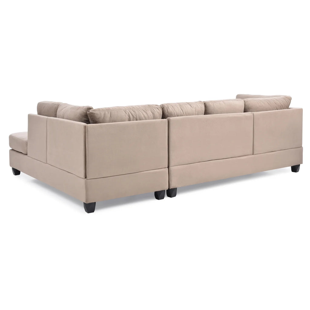 Mocha Sectional (3 Boxes) X739
