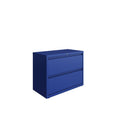 Classic Blue 2 Drawer Lateral File Cabinet A630