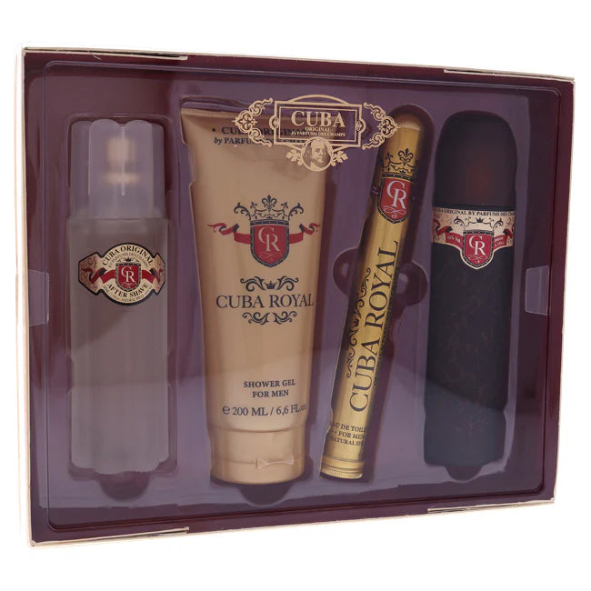 4 Pc EDT Spray After Shave Shower Gel Gift Set P4370