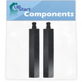 2-Pack BBQ Gas Grill Tube Burner Replacement Parts, Cast Iron, 15 3/4" P8599