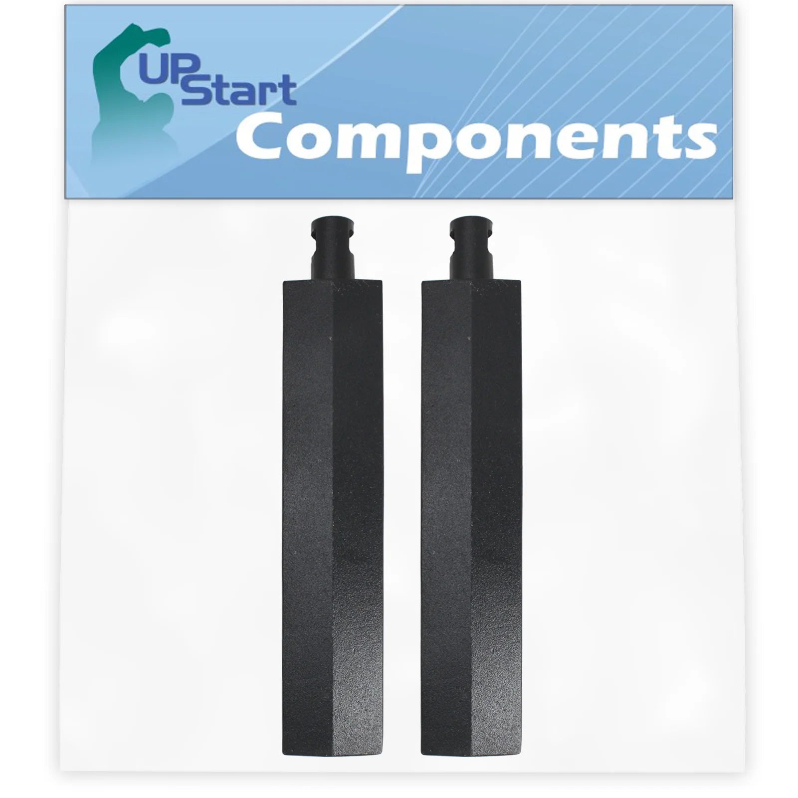 2-Pack BBQ Gas Grill Tube Burner Replacement Parts, Cast Iron, 15 3/4" P8599