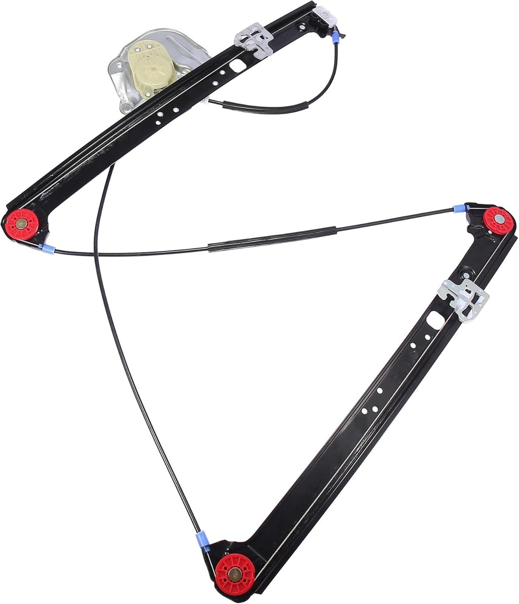Power Window Regulator without Motor for BMW X5 Front Right Passenger Side Pack of 2 S652270