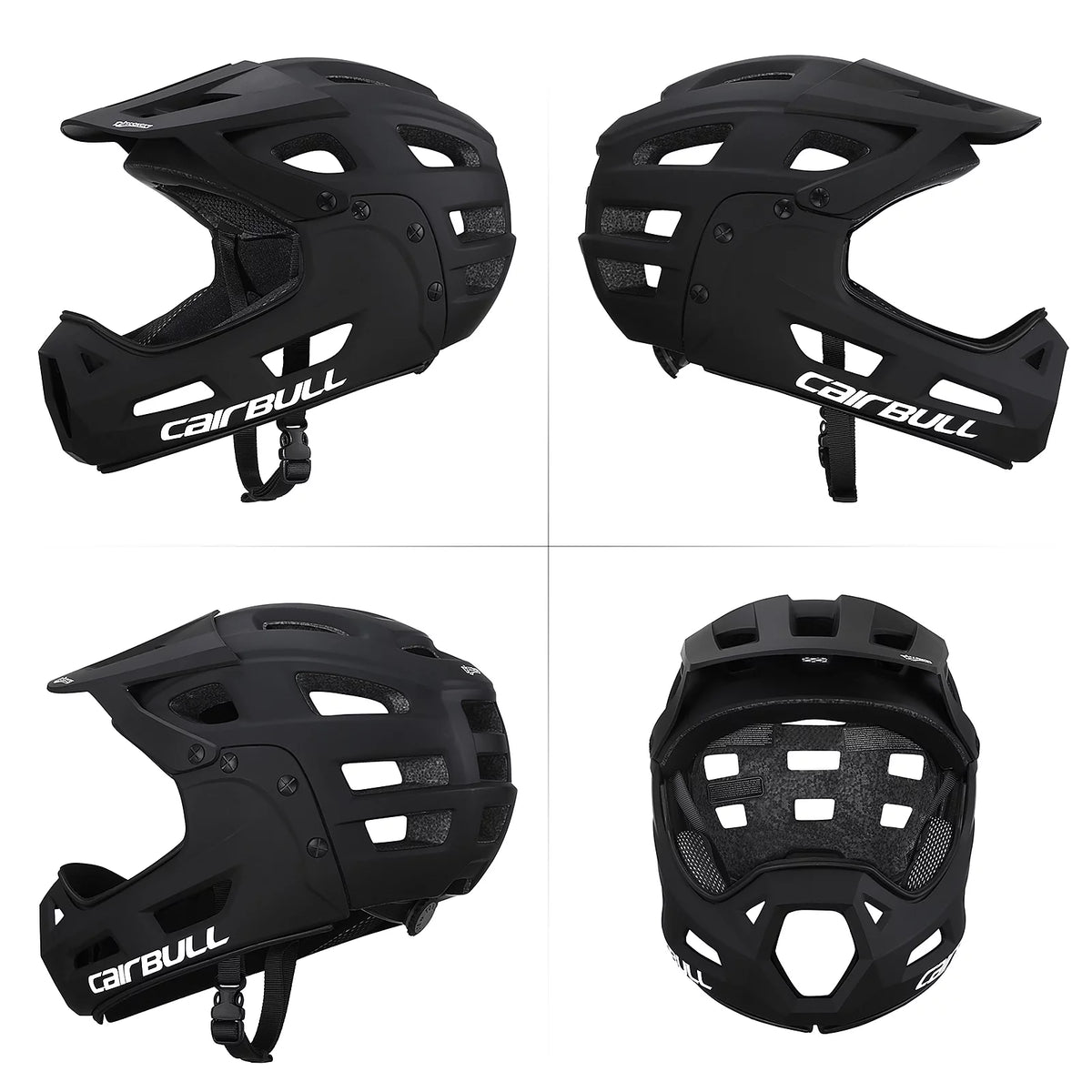 Full Face Bike Helmet with Detachable Chin Guard and Visor M488