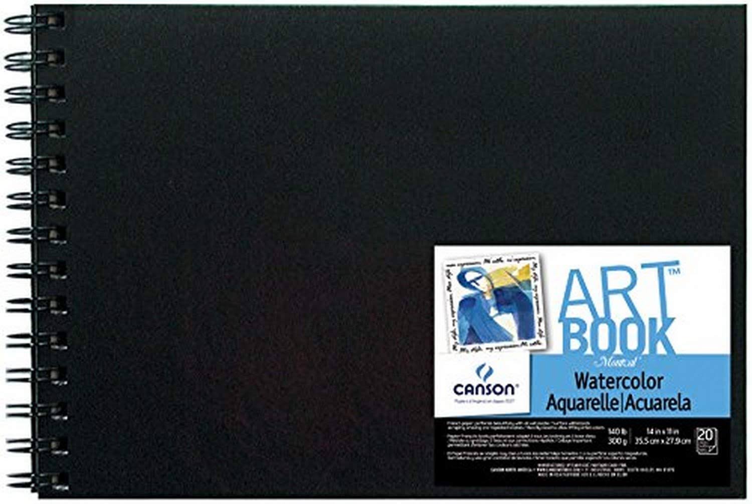 11x14 20 Pages Watercolor Book J1709