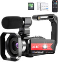 4K Camcorder with 16X Digital Zoom and Night Vision U829124