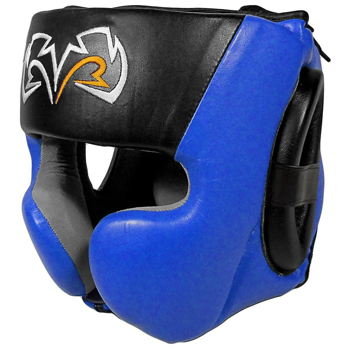 Black/Blue Cheek Protector Training Headgear C343792