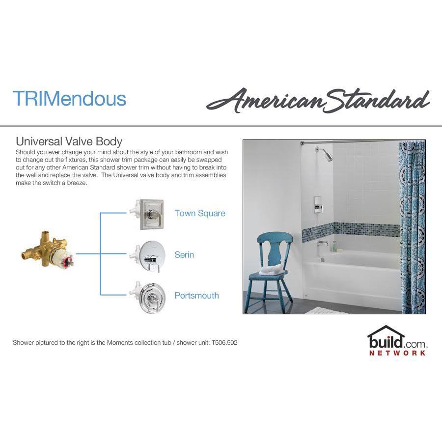 Satin Nickel Bath and Shower Trim Kit N41771