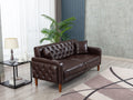 Brown PU Leather Sofa I641641