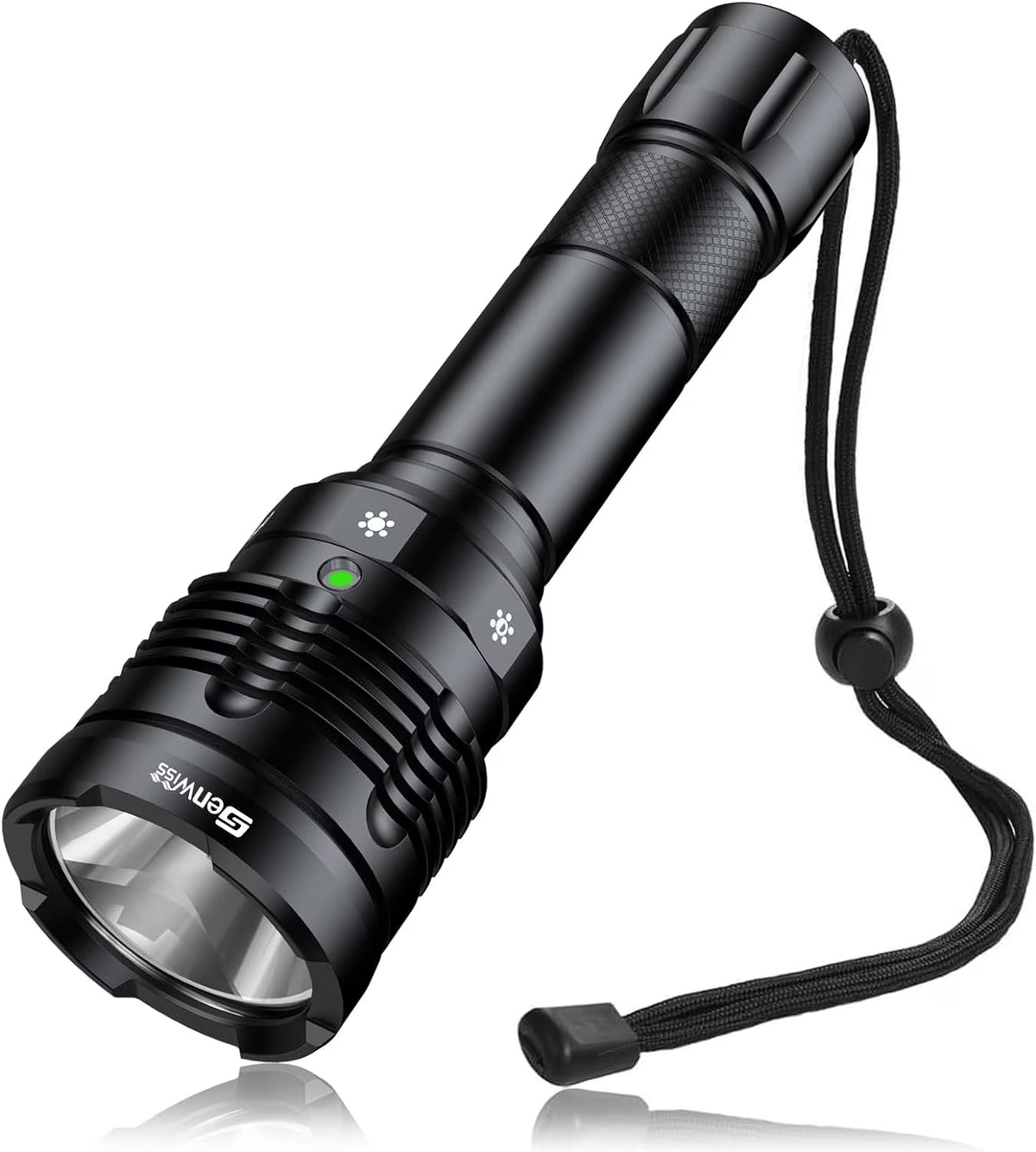 Rechargeable Underwater Dive Flashlight with Battery and Charger F45090