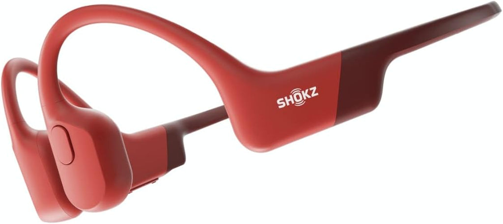 Red Open-Ear Bluetooth Sport Headphones with Headband P480