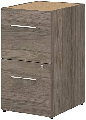 16W 2 Drawer File Cabinet in Modern Hickory P164528