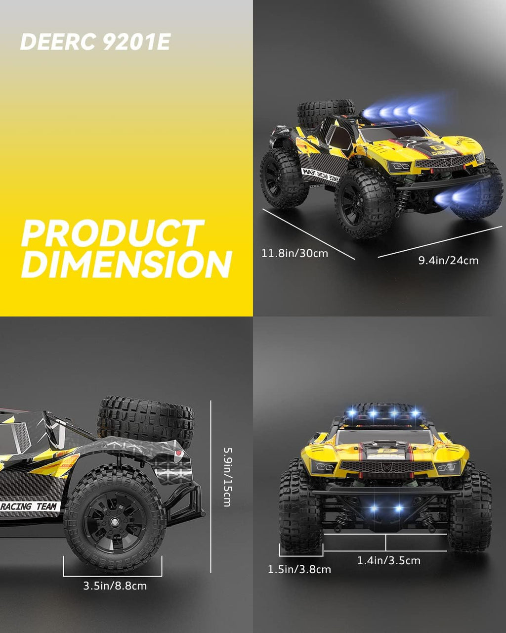 1:12 4x4 Remote Control Truck with Lights K139