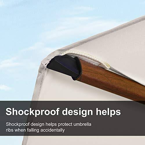 10ft Square Cantilever Patio Umbrella O350618