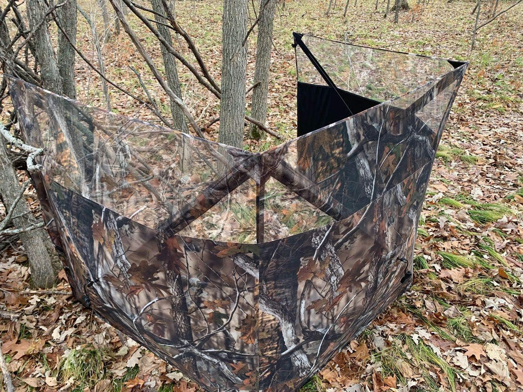 Camouflage Pop Up 3-Sided Ground Hunting Blind V735