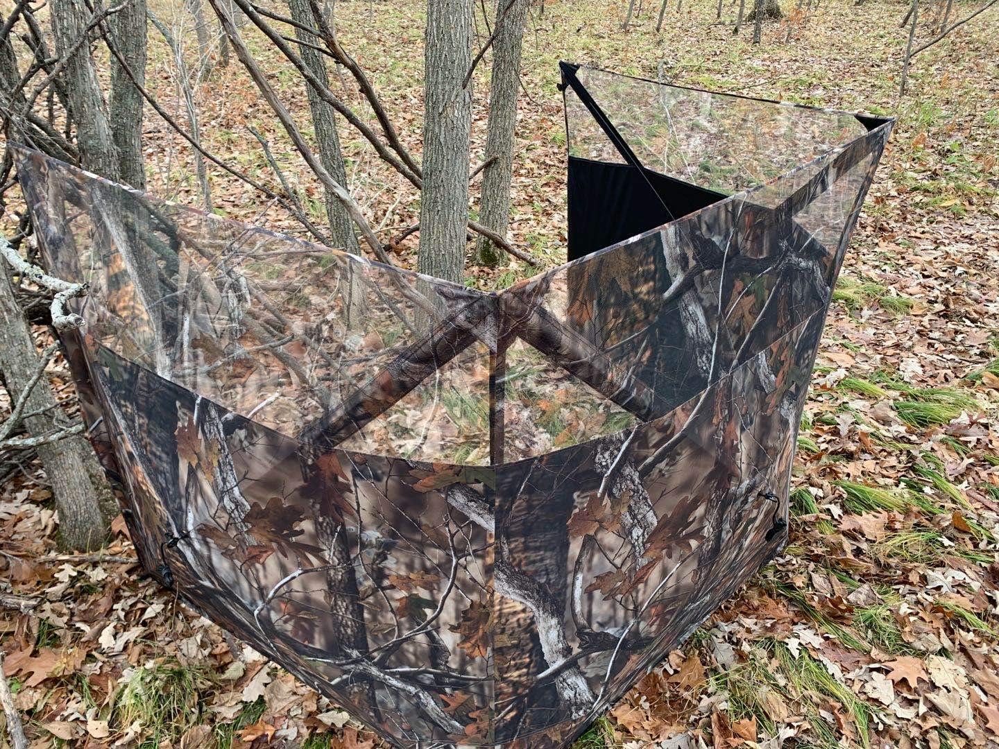 Camouflage Pop Up 3-Sided Ground Hunting Blind V735
