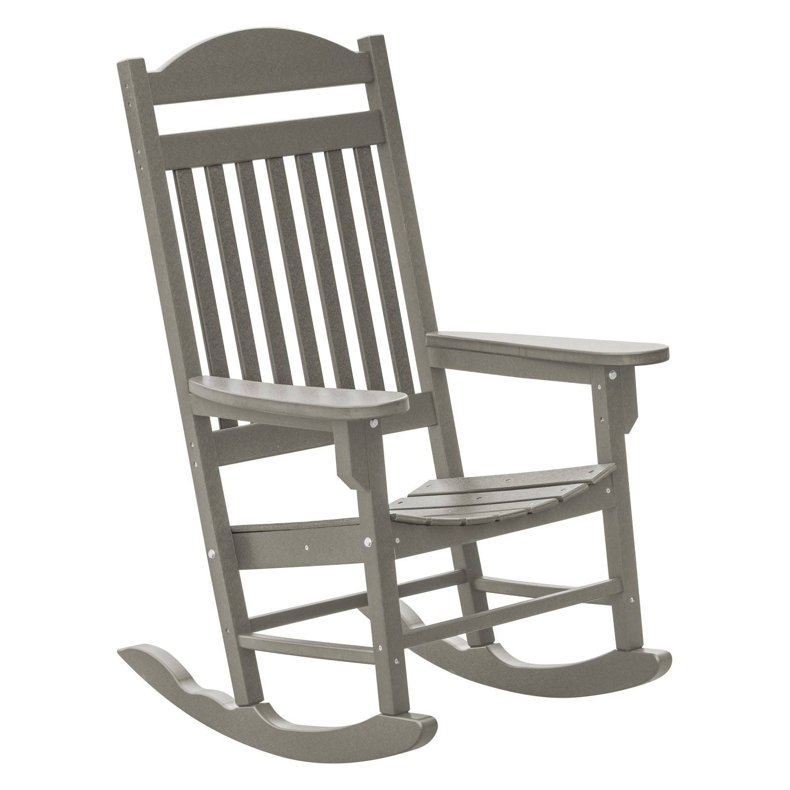 Traditional Patio Plastic Rocking Chair Y571899