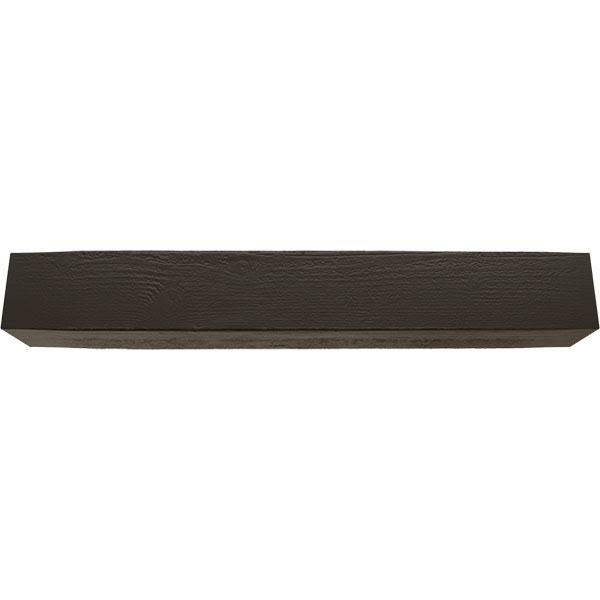 Rough Sawn Faux Wood Fireplace Mantel, Natural Ash T66493