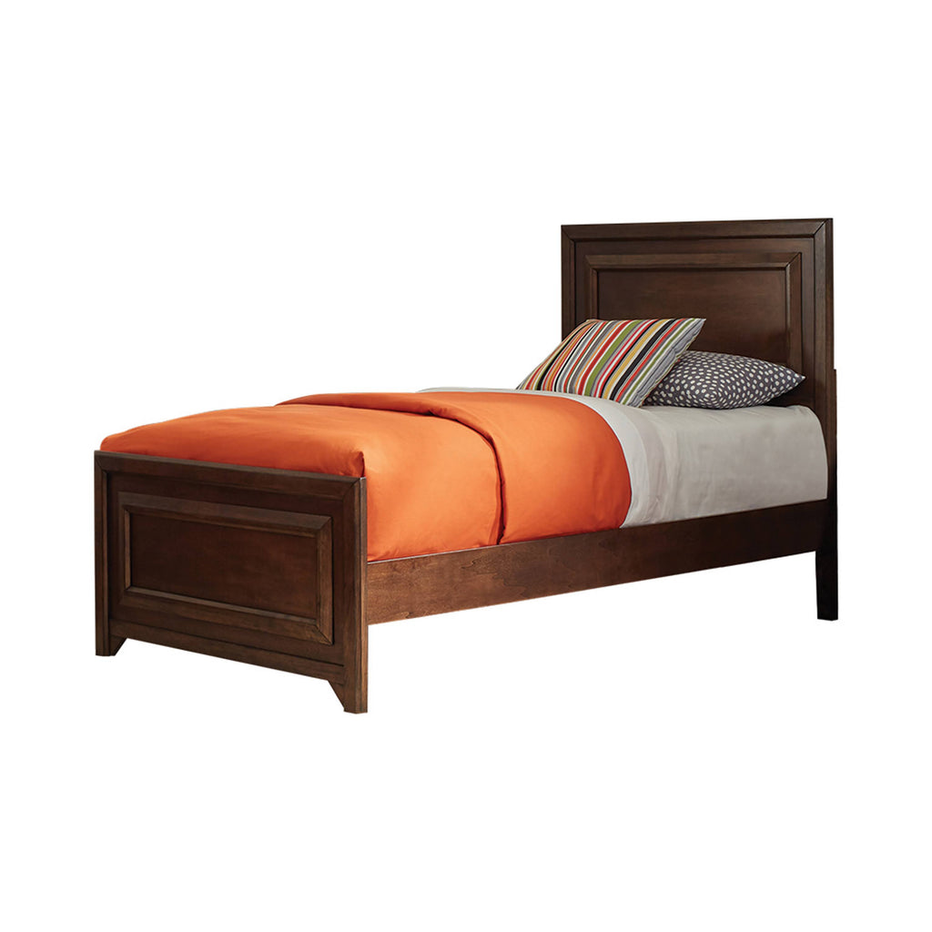 Maple Oak Twin Panel Bed O472