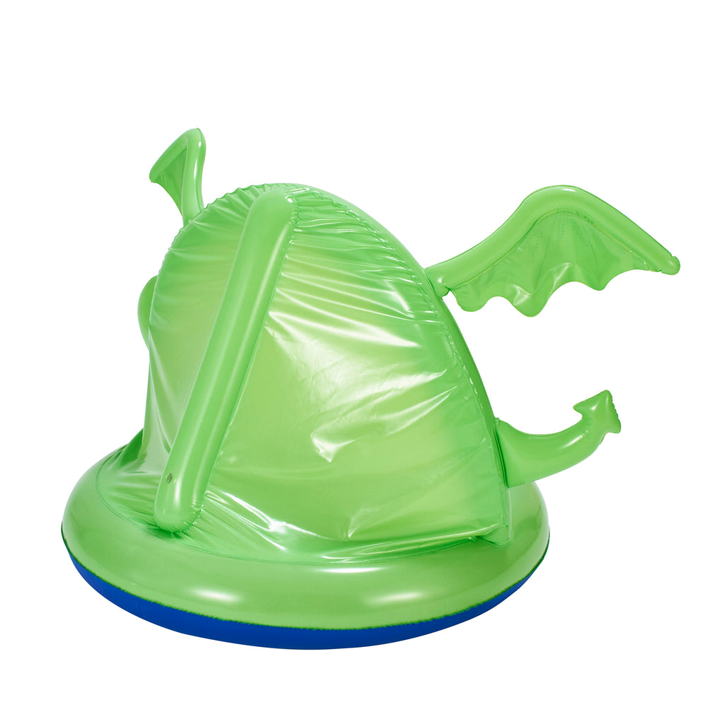 Inflatable Dragon Shade Pool, Cushioned Base, 51" x 40" x 32" K912