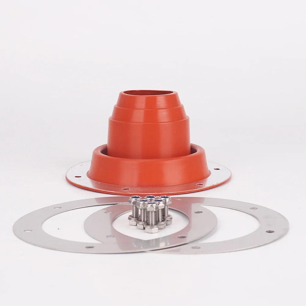 Jack Kit for Tent Flexible Roof Silicone Metal Roofing Tube Flashing High Resistance Scalding Device for Chimney E398793