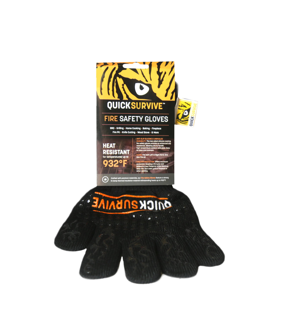 50-Piece Survival Bundle with Fire Starter Canister, Stove, Flint, Paracord & Glove S3382
