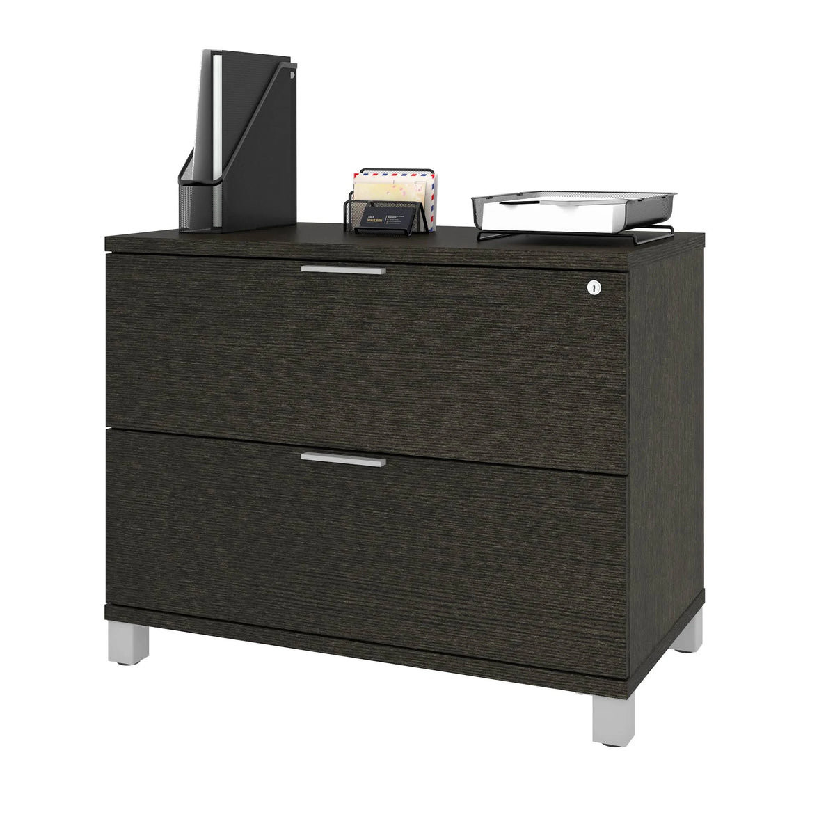 Deep Grey Assembled Lateral File E5754