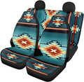 Black and White Cow Print Car Seat Cover 4piece Z1825