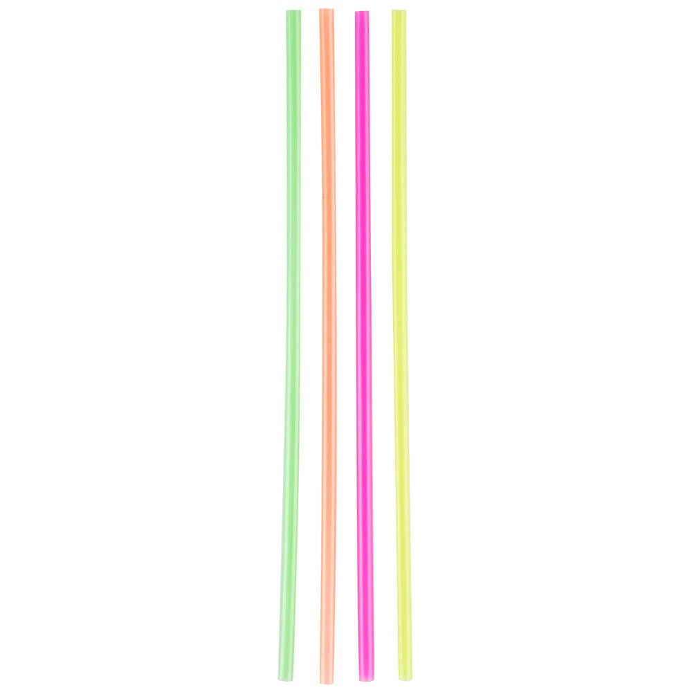 Neon Pink Green Yellow Orange Stirrer, 5.25 inch J945