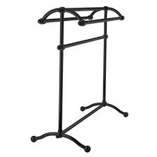 Satin Nickel Pedestal Towel Rack S253