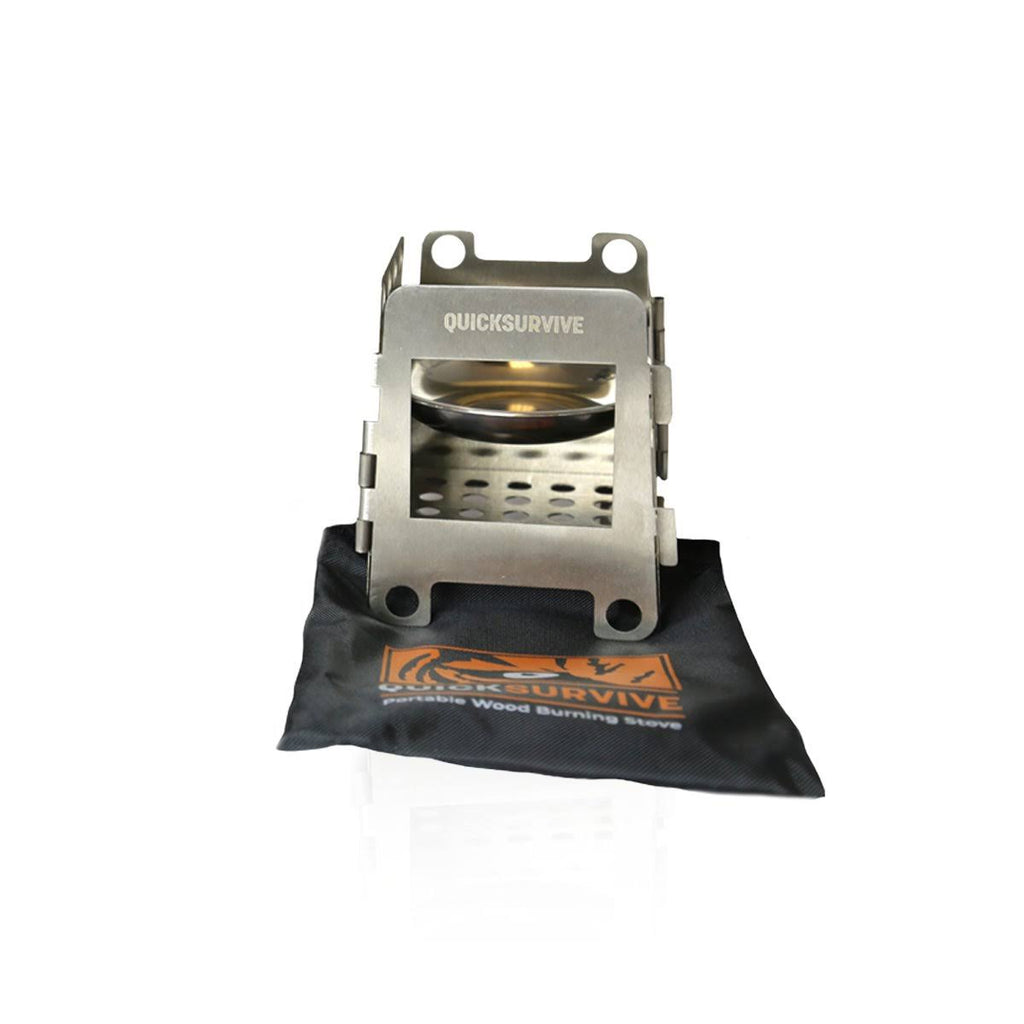 50-Piece Survival Bundle with Fire Starter Canister, Stove, Flint, Paracord & Glove S3382