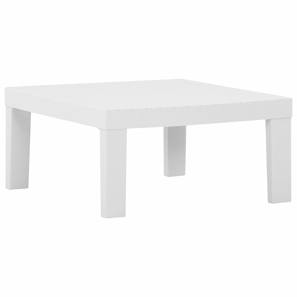 3 Piece White Outdoor Patio Lounge Set with Anthracite Cushions F99634