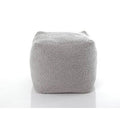 Polyester Blend Square Pouf Ottoman N9486