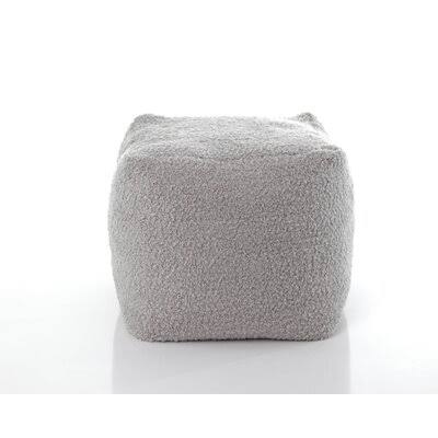 Polyester Blend Square Pouf Ottoman N9486