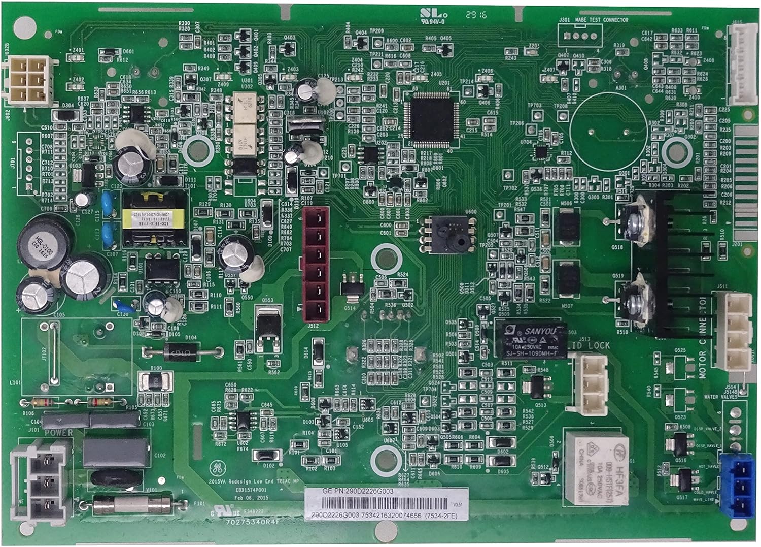Remanufactured Laundry Washer Control Board E514