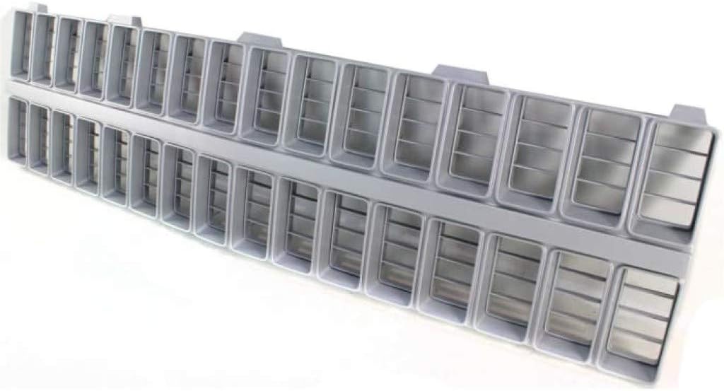 Grille Assembly for Chevy C10 C20 C30 K10 K20 K30 1981 1982 Argent Shell & Insert Plastic L266